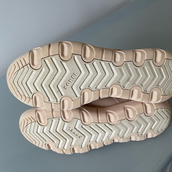 Sorel Explorer II Drift Waterproof Suede Ankle Boots, light beige 8.5M women’s - Picture 5 of 7